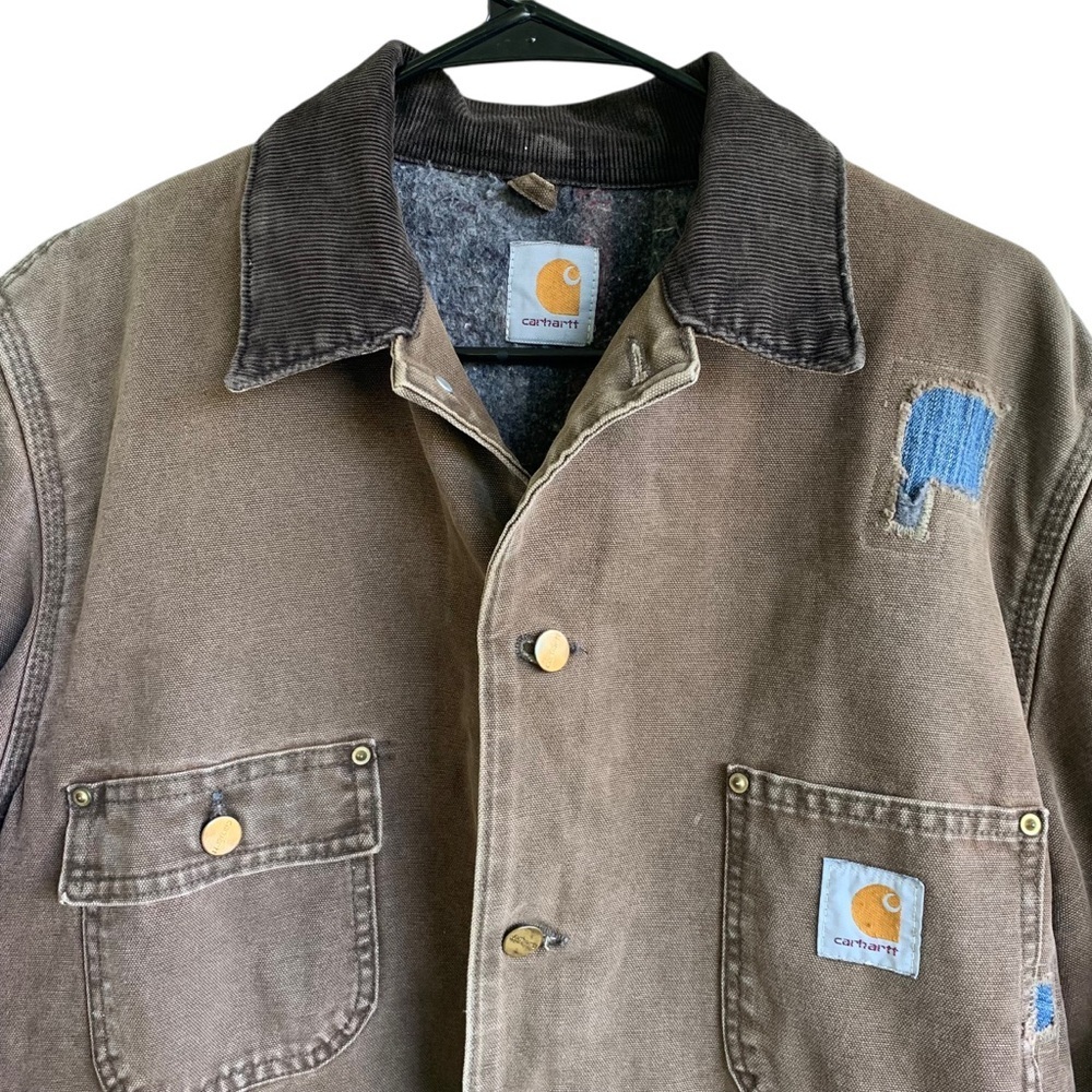 Vintage Carhartt Men's Jacket CB1082 Work Coat Blanket Lined Size XL - Picture 2 of 11